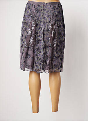 Jupe mi-longue taille normale violet JAC JAC femme