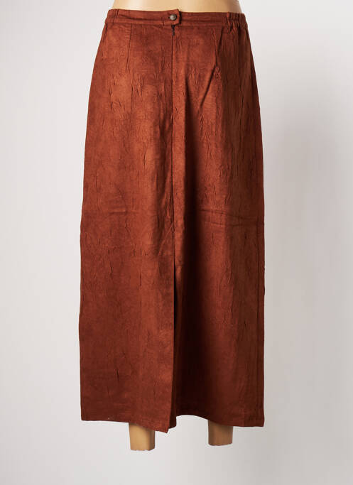 Jupe longue marron JAC JAC pour femme