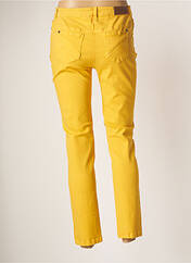 Jeans coupe slim jaune AGATHE & LOUISE pour femme seconde vue