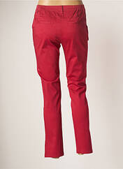 Pantalon chino rouge AGATHE & LOUISE pour femme seconde vue