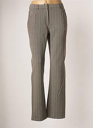 Pantalon droit gris JAC JAC pour femme