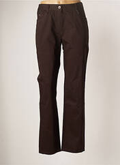 Pantalon droit marron EVER EASY BY JAC JAC pour femme seconde vue