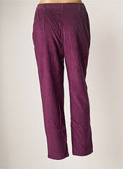 Pantalon droit violet JAC JAC pour femme seconde vue