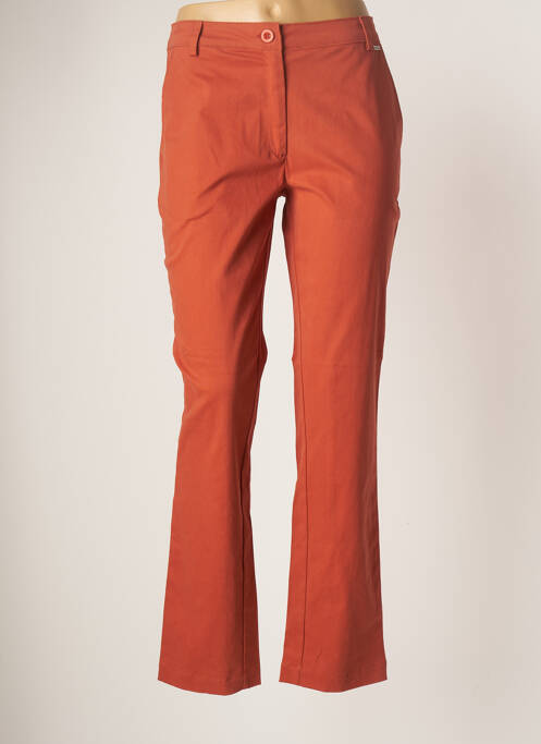 Pantalon chino orange AGATHE & LOUISE pour femme