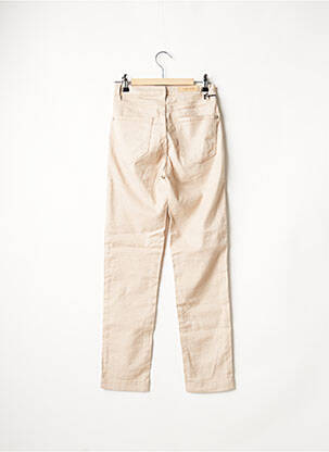 Pantalon slim stretch taille normale beige DENIM STUDIO femme