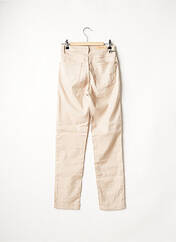 Pantalon slim beige DENIM STUDIO pour femme seconde vue