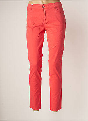 Pantalon slim stretch taille normale rose FRACOMINA femme