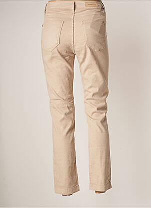 Pantalon slim taille normale taille normale marron DENIM STUDIO femme