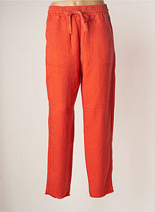 Pantalon slim orange HAPPY pour femme