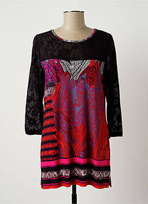 Tunique manches longues col rond rouge MERI & ESCA femme