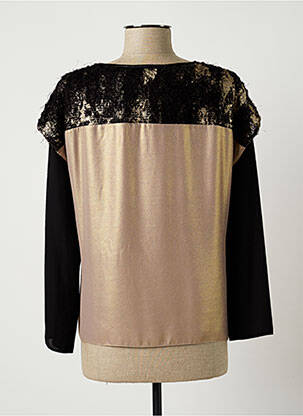 Blouse col rond manches longues jaune MERI & ESCA femme