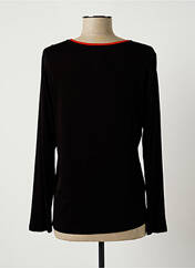 T-shirt noir FRANCE RIVOIRE pour femme seconde vue