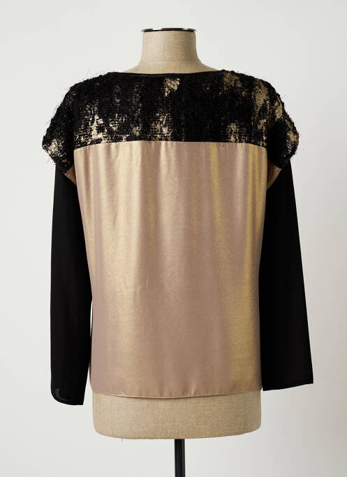 Blouse col rond manches longues jaune MERI & ESCA femme