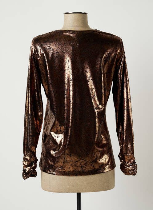 Top marron GUY DUBOUIS pour femme