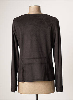 Veste casual col rond noir FRANCE RIVOIRE femme