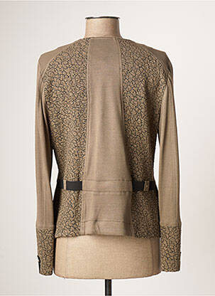 Veste casual col rond beige MERI & ESCA femme