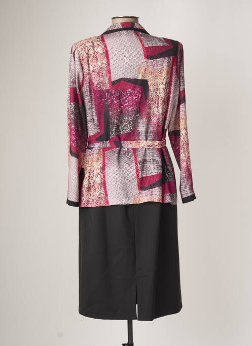 Robe mi-longue rose FRANCE RIVOIRE pour femme