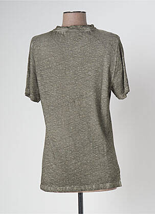 T-shirt coupe cintrée manches courtes vert MERI & ESCA femme