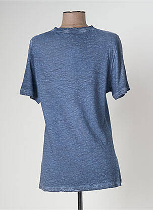 T-shirt coupe cintrée manches courtes bleu MERI & ESCA femme