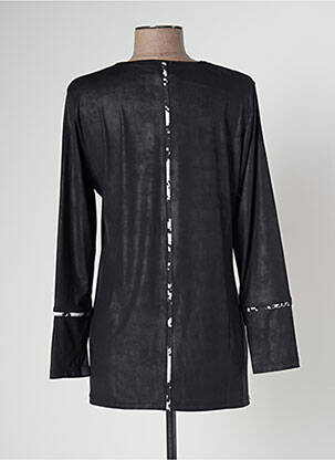 Top imprimé fantaisie manches longues noir MERI & ESCA femme