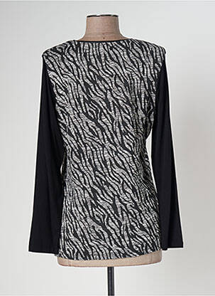Top coupe cintrée manches longues noir MERI & ESCA femme