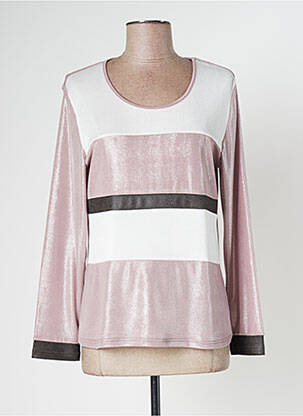 Top stretch manches longues rose MERI & ESCA femme