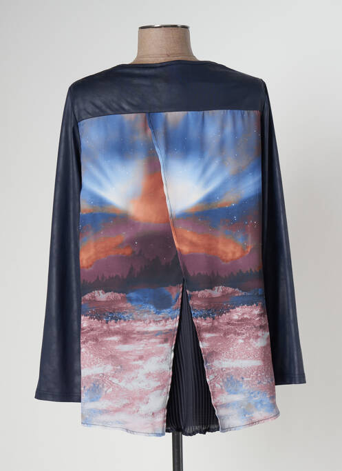 Top bleu GUY DUBOUIS pour femme