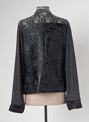 Veste casual coupe cintrée gris FRANCE RIVOIRE femme
