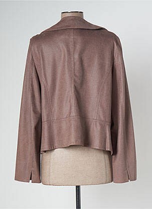 Veste casual coupe droite rose GUY DUBOUIS femme