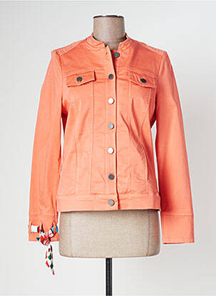 Veste casual coupe cintrée orange GREGORY PAT femme