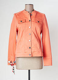 Veste casual coupe cintrée orange GREGORY PAT femme