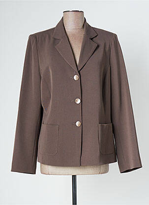 Blazer poches marron GUY DUBOUIS femme