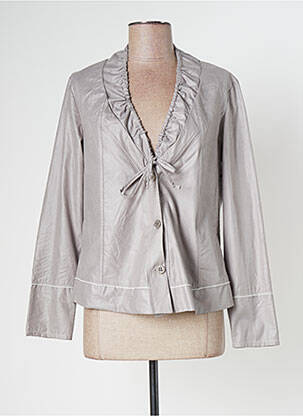 Veste casual coupe cintrée gris MERI & ESCA femme