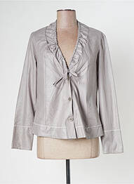 Veste casual coupe cintrée gris MERI & ESCA femme