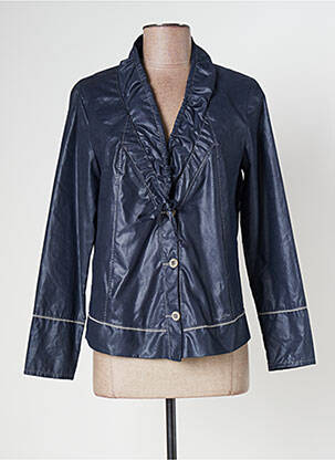 Veste casual coupe cintrée bleu MERI & ESCA femme