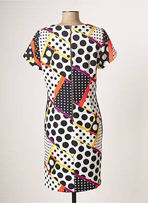 Robe mi-longue manches courtes manches courtes noir MERI & ESCA femme