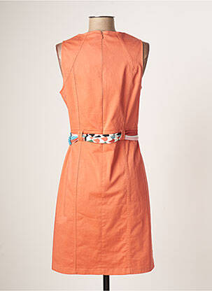 Robe mi-longue sans manche sans manche orange GREGORY PAT femme