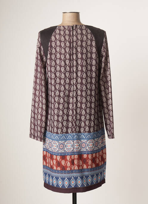 Robe courte marron GUY DUBOUIS femme