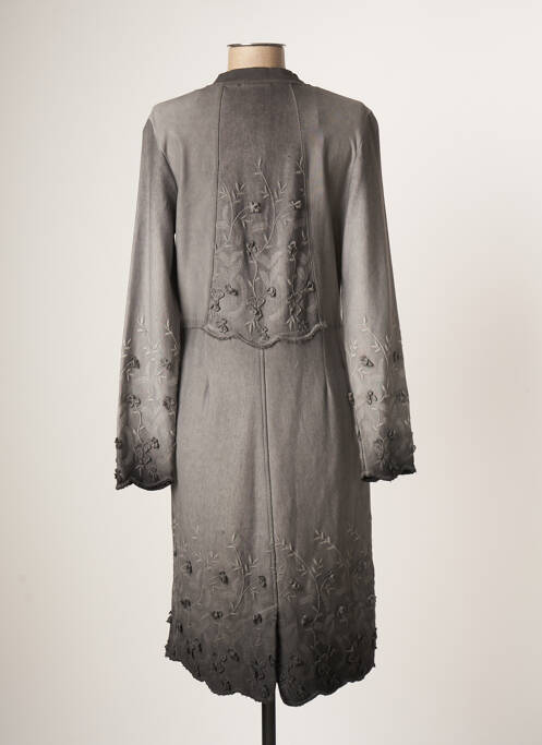 Robe mi-longue gris MERI & ESCA pour femme