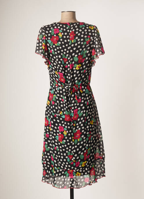 Robe mi-longue noir GUY DUBOUIS pour femme