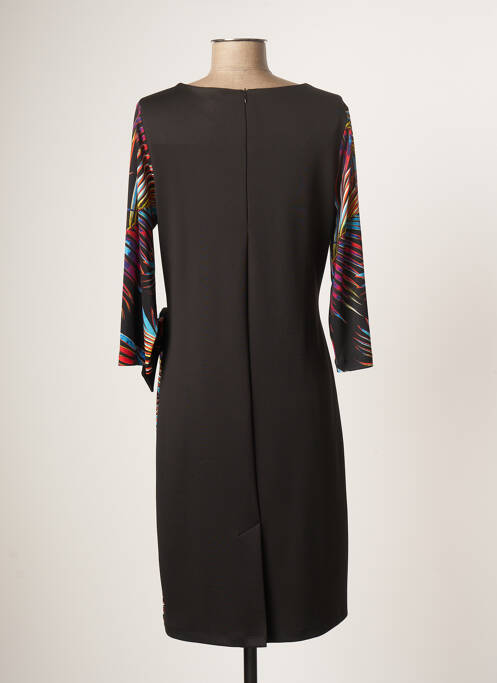 Robe mi-longue noir GUY DUBOUIS pour femme