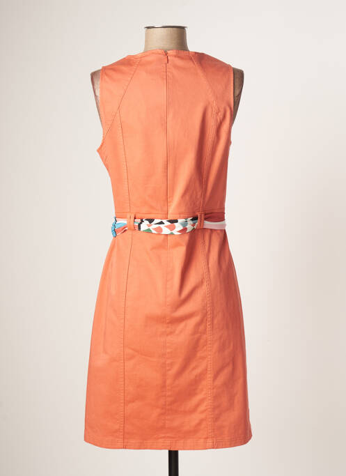 Robe mi-longue orange GREGORY PAT pour femme