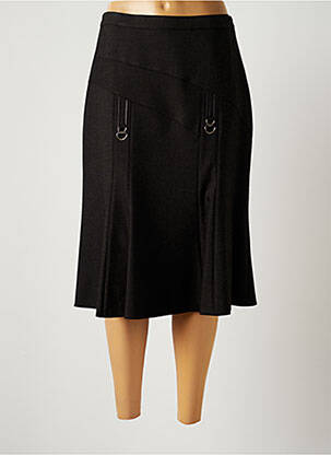 Jupe mi-longue taille normale gris GUY DUBOUIS femme