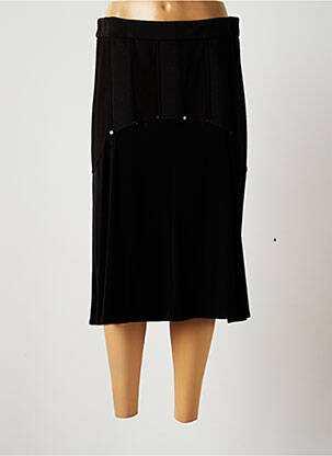Jupe mi-longue stretch noir MERI & ESCA femme