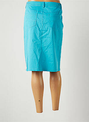 Jupe longue coupe droite bleu MERI & ESCA femme