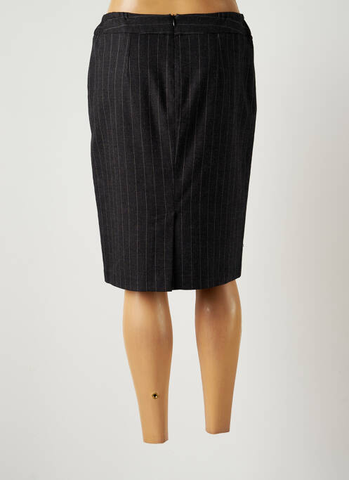 Jupe mi-longue gris FRANCE RIVOIRE pour femme