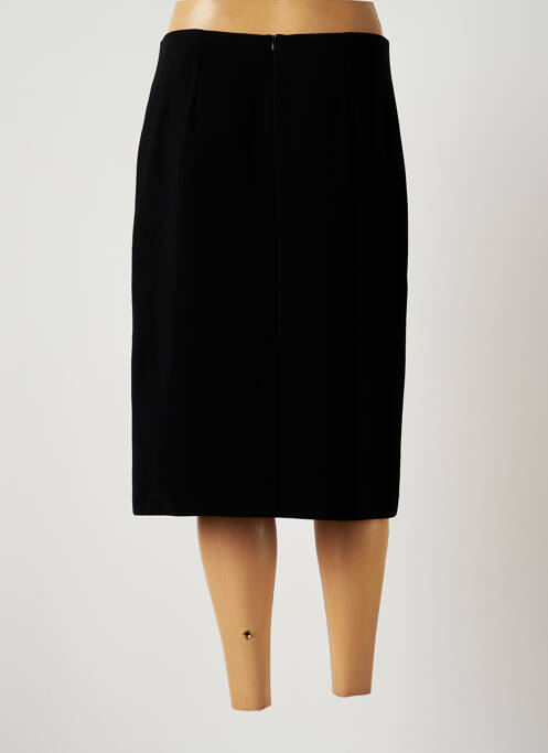 Jupe mi-longue noir GUY DUBOUIS pour femme