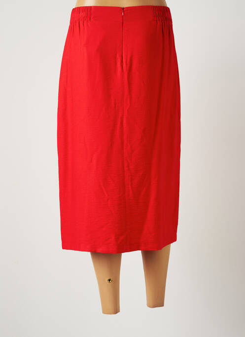 Jupe mi-longue rouge MERI & ESCA pour femme