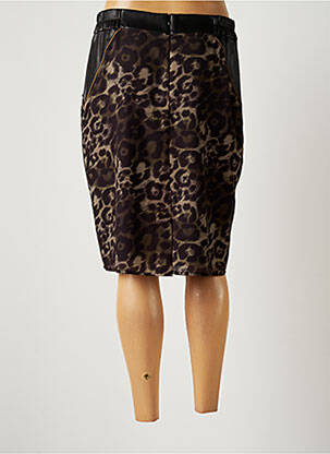 Jupe mi-longue taille normale noir MERI & ESCA femme
