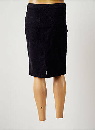 Jupe mi-longue stretch bleu MERI & ESCA femme
